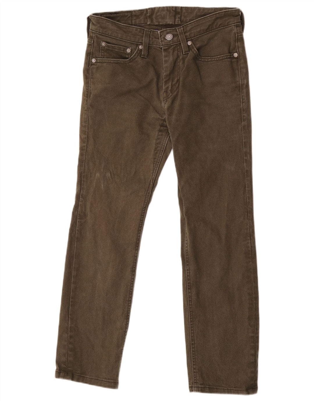 Levi's Mens 511 Slim Jeans W28 L26 Πράσινο βαμβακερό