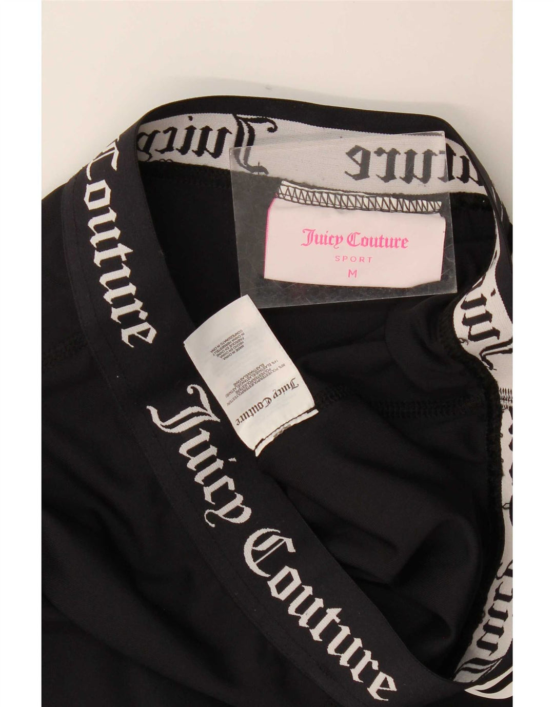 Γυναικεία γραφικά κολάν Juicy Couture UK 12 Medium Black Polyester