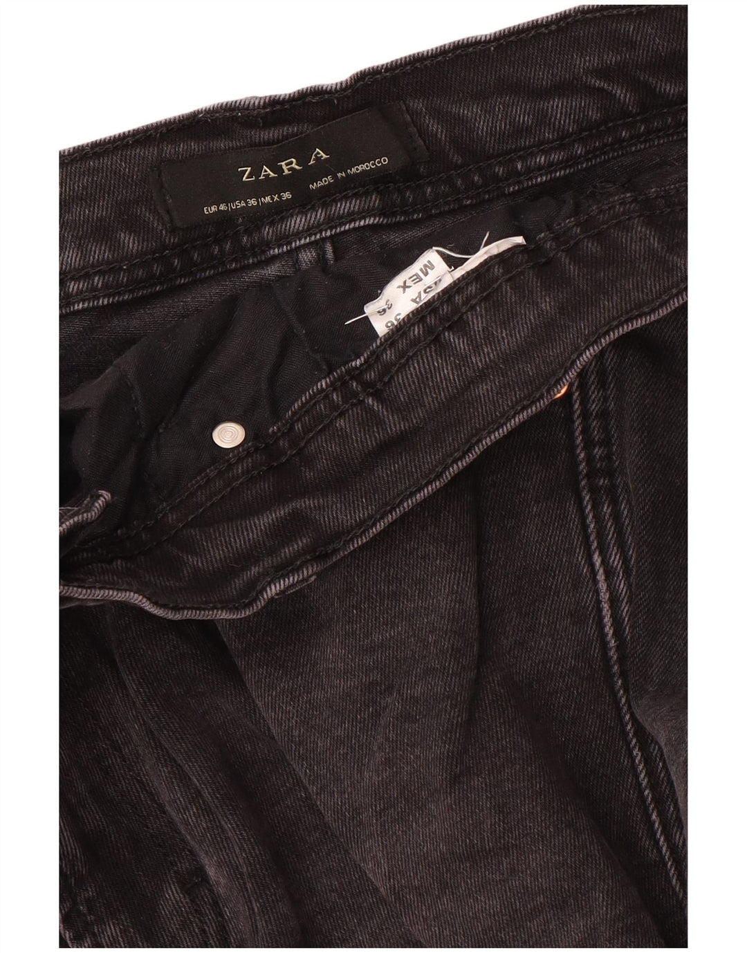 Zara Ανδρικό Slim Jeans EU 46 XL W36 L30 Γκρι