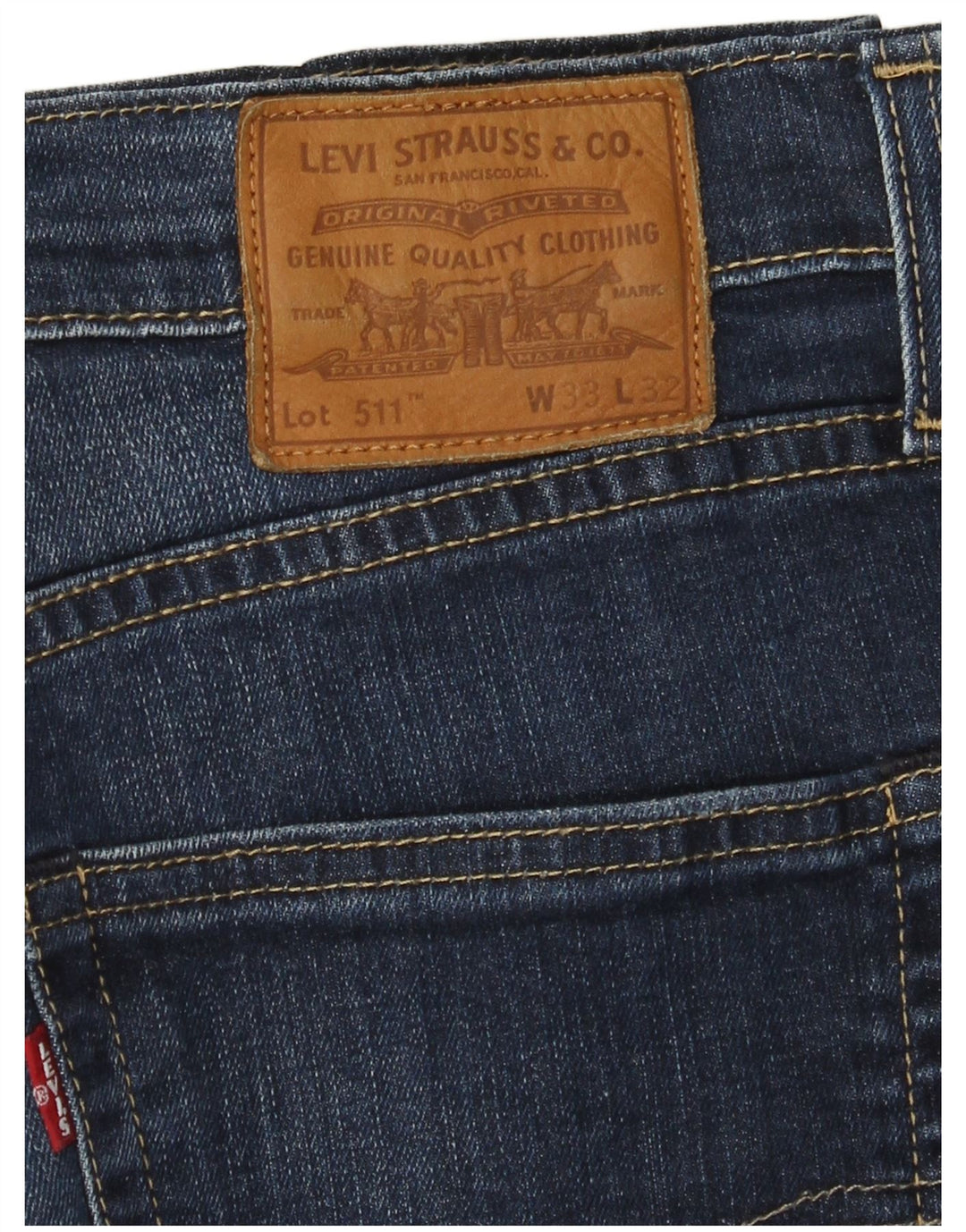Levi's Mens 511 Straight Jeans W33 L28 Blue