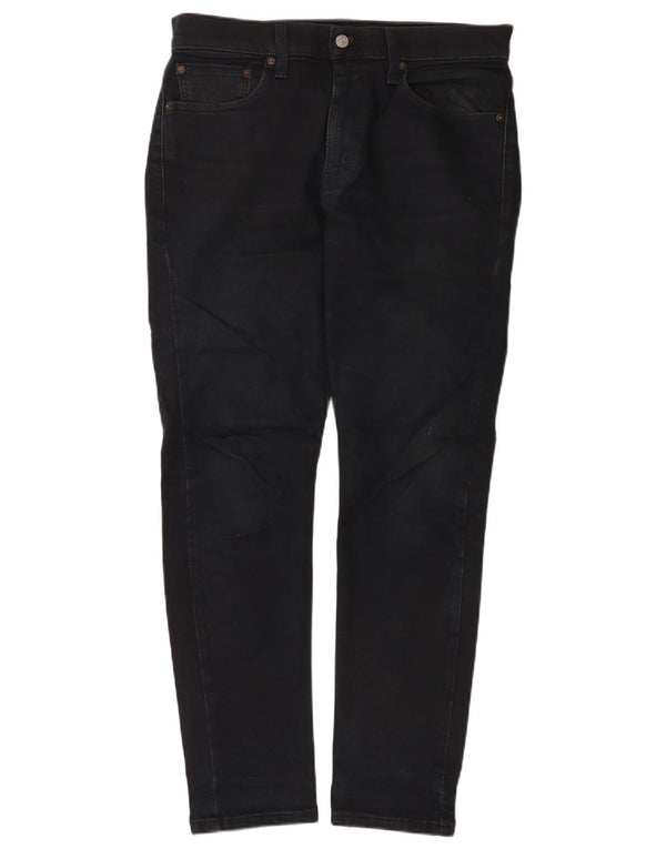 Levi's Mens 512 Slim Tapered Jeans W32 L32 Μαύρο βαμβακερό