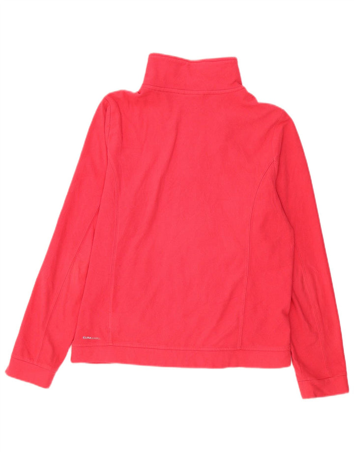 Adidas Γυναικείο Fleece Jacket UK 16 Large Red Polyester