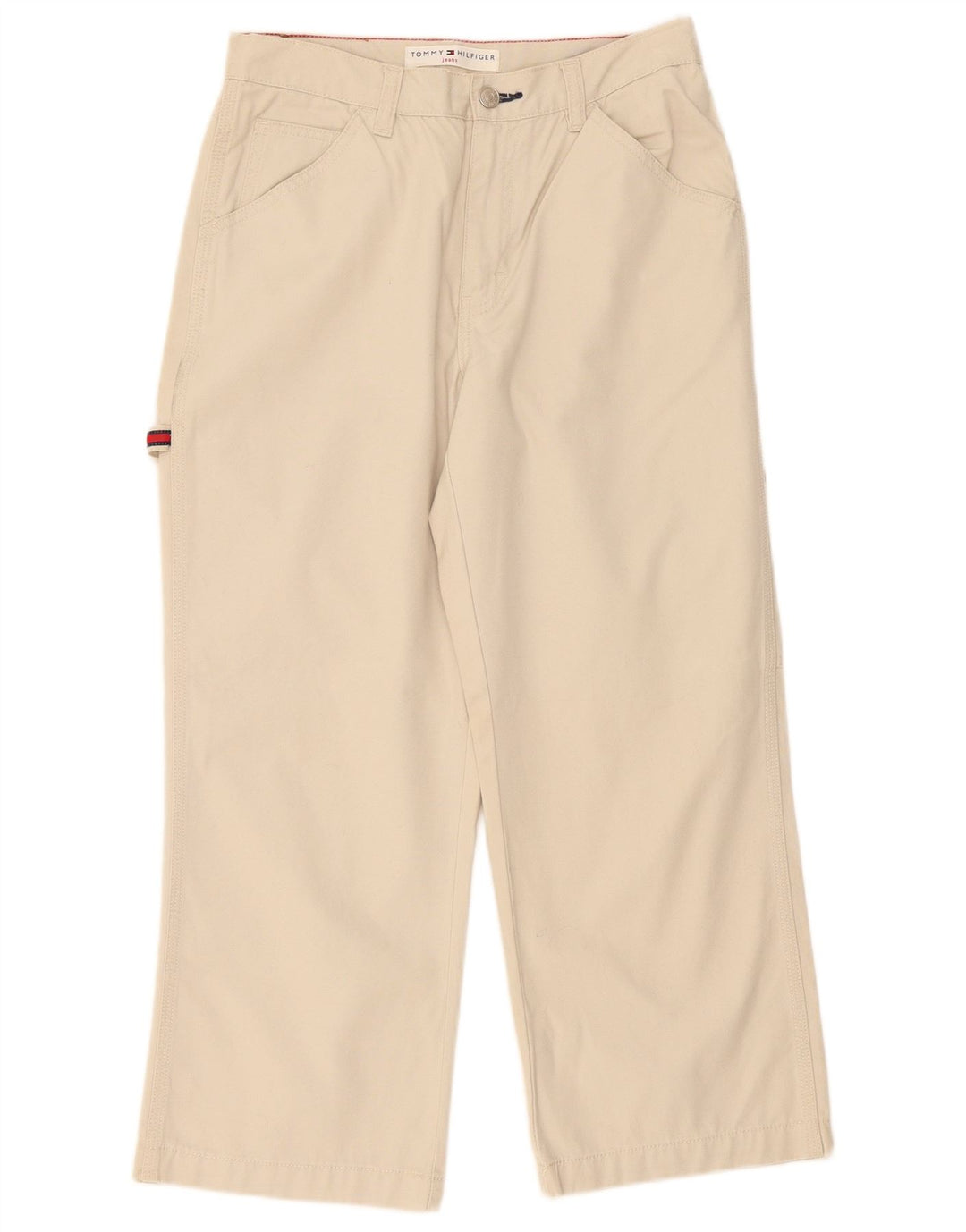 Tommy Hilfiger Γυναικείο Παντελόνι Cargo Cropped US 6 Medium W28 L24 Λευκό