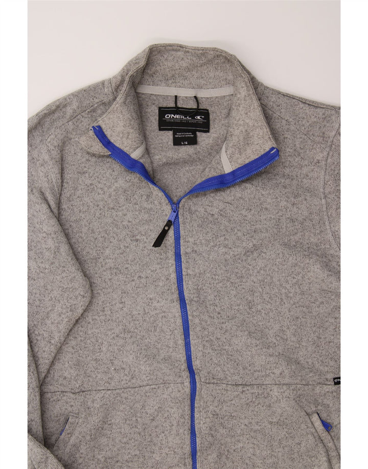 O'NEILL Mens Tracksuit Top Jacket Large Grey Polyester Vintage O'Neill and Second-Hand O'Neill from Messina Hembry 