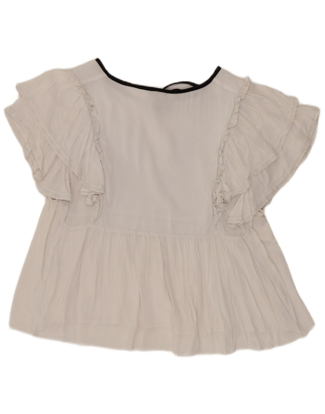Zara Γυναικεία Μπλούζα Τοπ UK 16 Large White