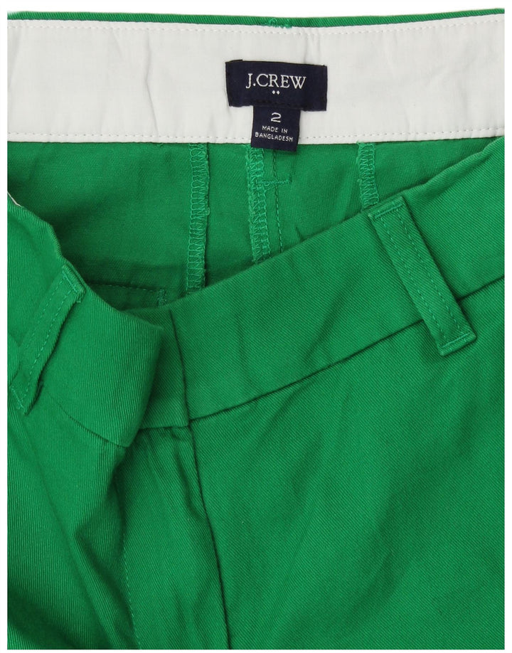 J. CREW Γυναικείο σορτς Chino US 2 XS W28 Πράσινο βαμβακερό