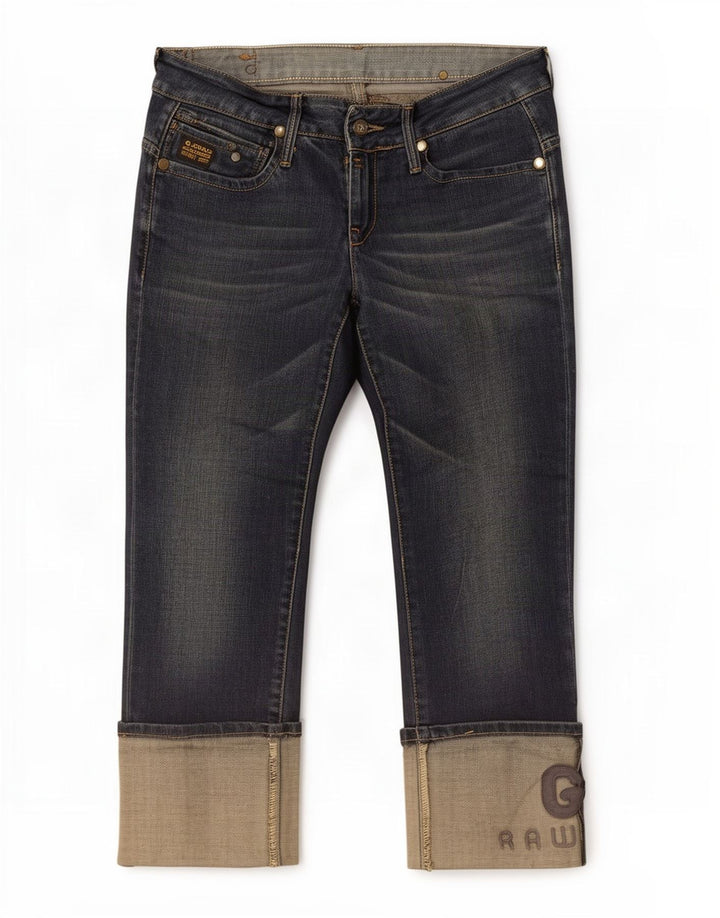 G-Star Γυναικείο Cropped Jeans W28 L25 Navy Blue Cotton