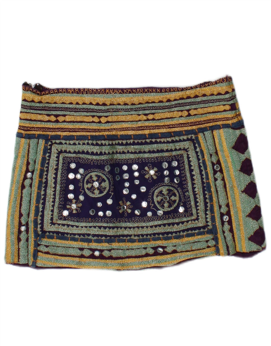 Zara Γυναικεία Μίνι Φούστα Μεσαία W28 Πολύχρωμη Γεωμετρική