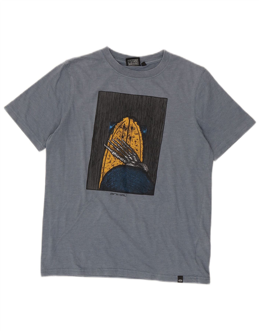 Animal Boys Graphic T-Shirt Top 11-12 ετών Μπλε βαμβακερό