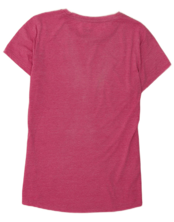 Γυναικείο γραφικό μπλουζάκι Puma Top UK 12 Medium Pink Sports
