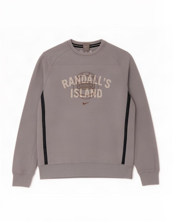 Ανδρικό γραφικό φούτερ Nike Randall's Island Jumper UK 39/41 Medium Grey