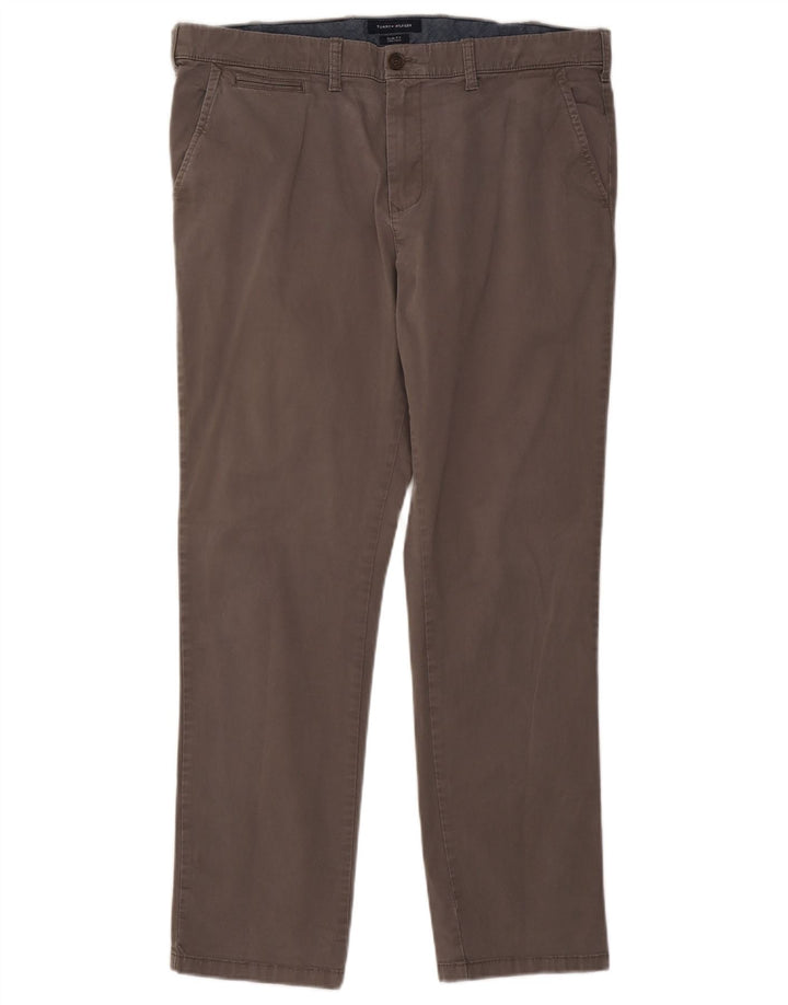 TOMMY HILFIGER Ανδρικό παντελόνι Chino Slim Fit W38 L29 Γκρι βαμβακερό