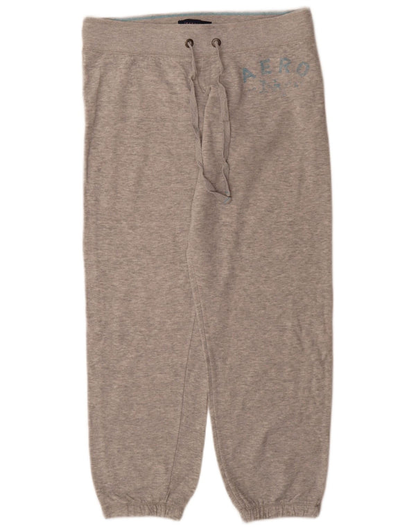 Aeropostale γυναικεία φόρμα παντελόνια Joggers UK 14 Medium Grey Flecked
