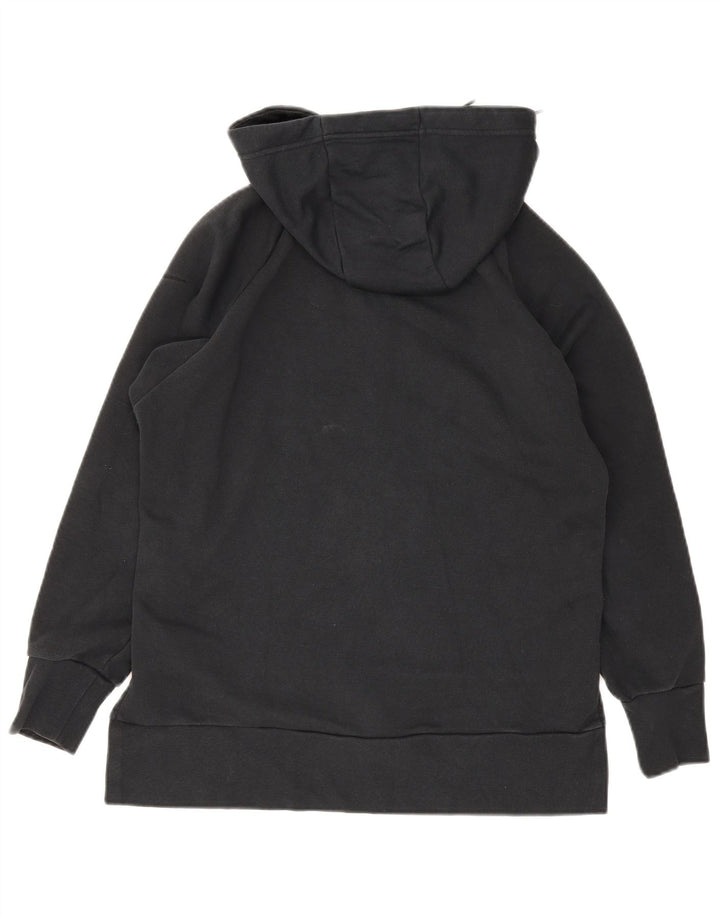 Ανδρικό πουλόβερ Nike με φερμουάρ Dri Fit με κουκούλα από μικρό μαύρο πολυεστέρα