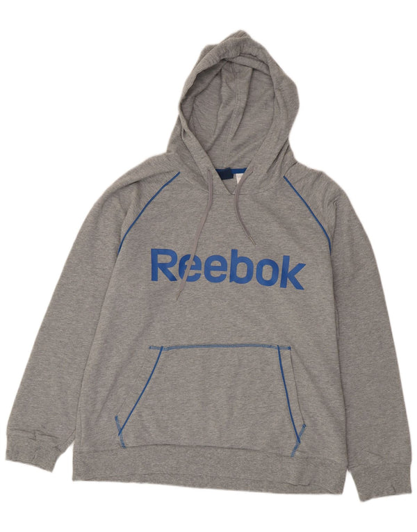 Ανδρικό Reebok Graphic Hoodie Jumper XL Γκρι βαμβακερό