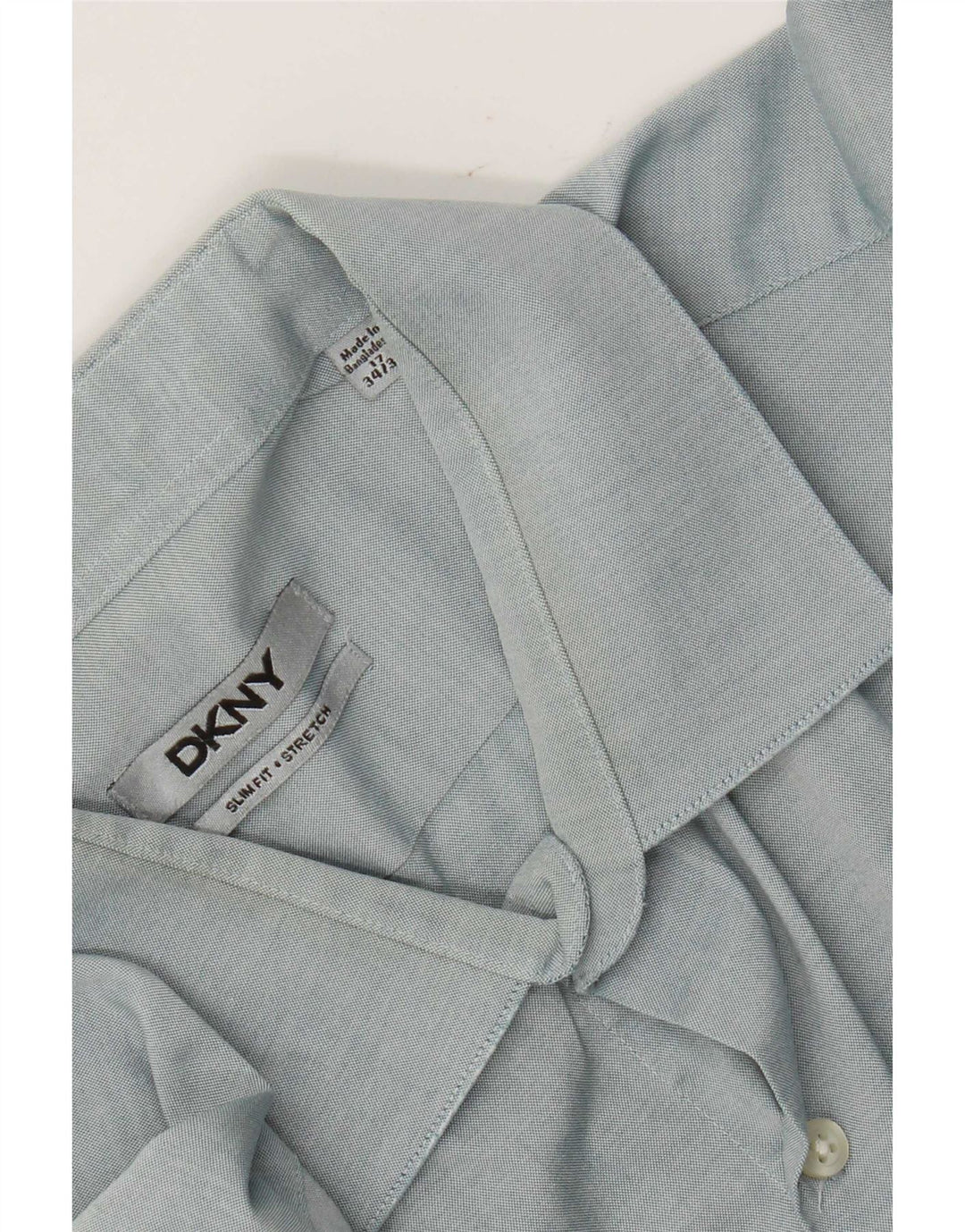 Ανδρικό πουκάμισο Dkny Slim Fit Size 17 XL Blue