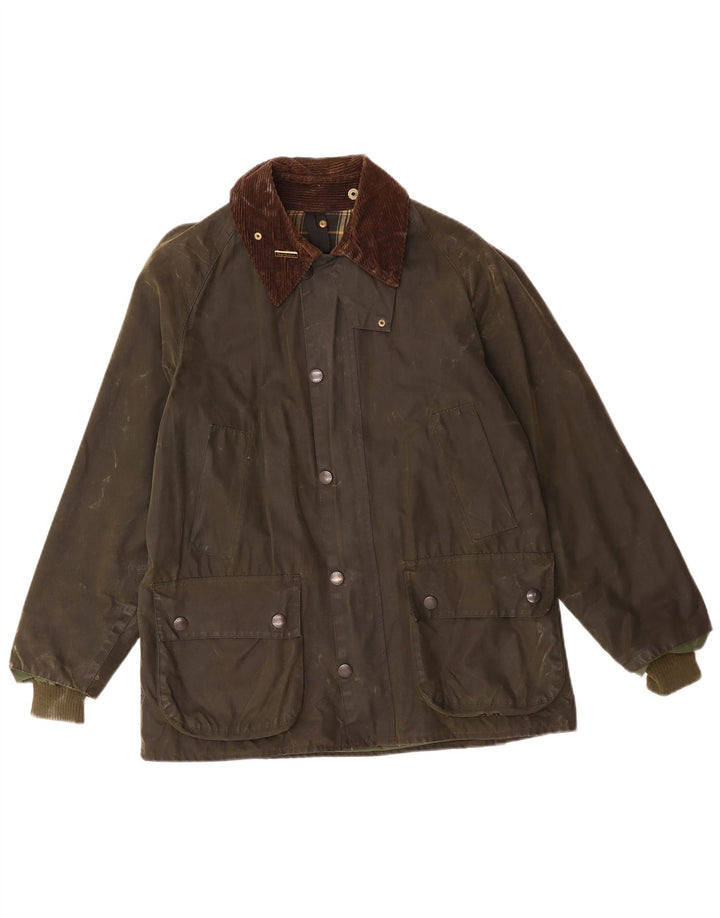 BARBOUR Ανδρικό Bedale Κερωμένο Βαμβακερό Μπουφάν UK 38 Medium Khaki