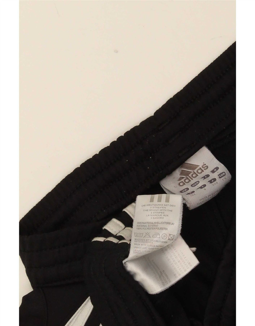 Ανδρική αθλητική φόρμα Adidas Παντελόνι μεγάλο μαύρο πολυεστέρα