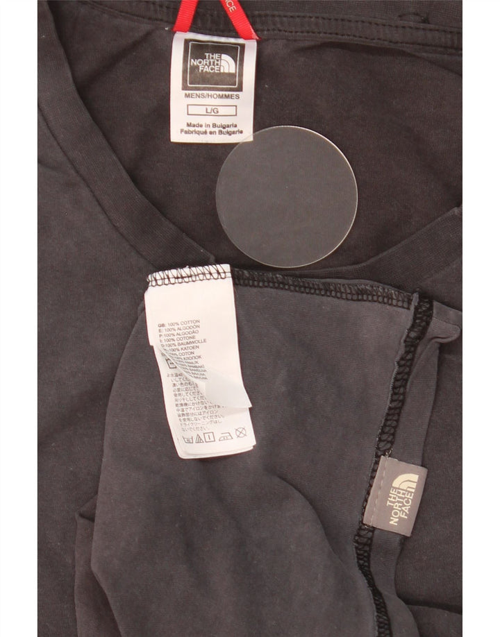 THE NORTH FACE Ανδρικό T-Shirt Top μεγάλο γκρι βαμβακερό