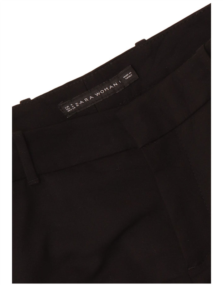 Zara Γυναικείο Slim παντελόνι Chino Medium W28 L28 Μαύρο