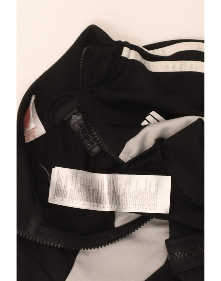 Adidas Boys αθλητική φόρμα Adidas Top Jacket 7-8 Years Black Colourblock Polyester