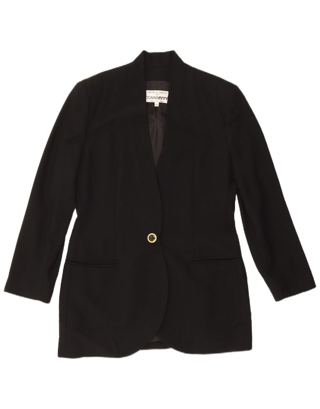 Vintage Γυναικείο Μπουφάν Blazer IT 44 Μεσαίο Μαύρο
