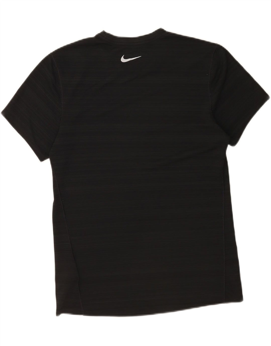 Ανδρικό T-shirt Nike Dri Fit Τοπ μεσαίου μαύρου ριγέ πολυεστέρα