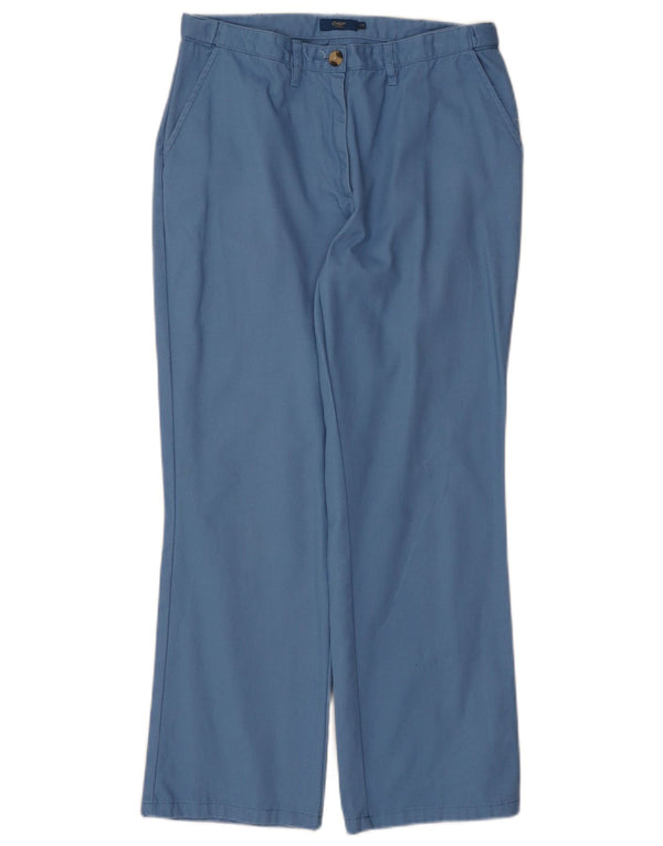 Vintage γυναικείο ίσιο παντελόνι Chino UK 10 Small W30 L27 Blue
