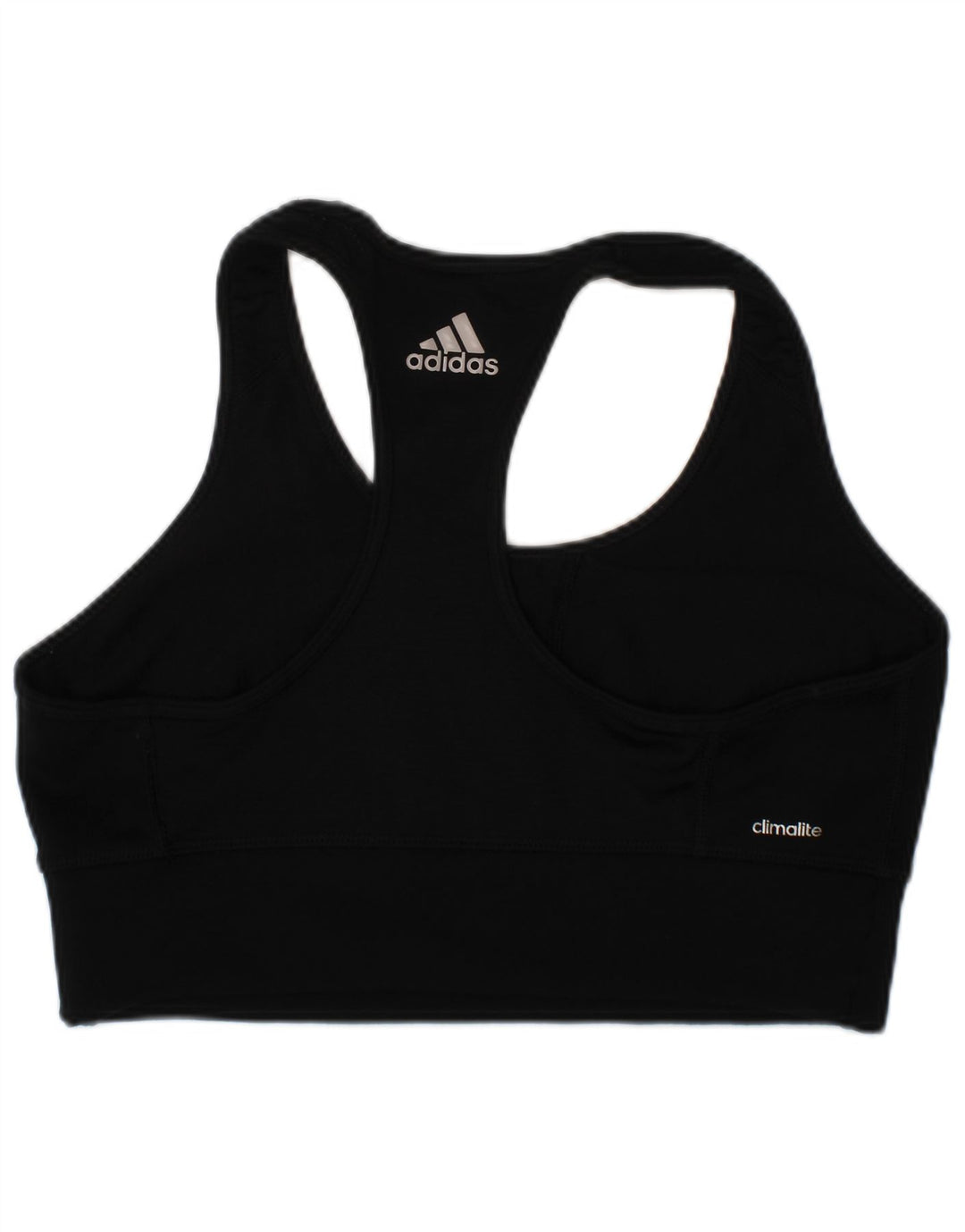 Adidas Γυναικείο Climalite Graphic Sport Bra Top Small Black Polyester Sports