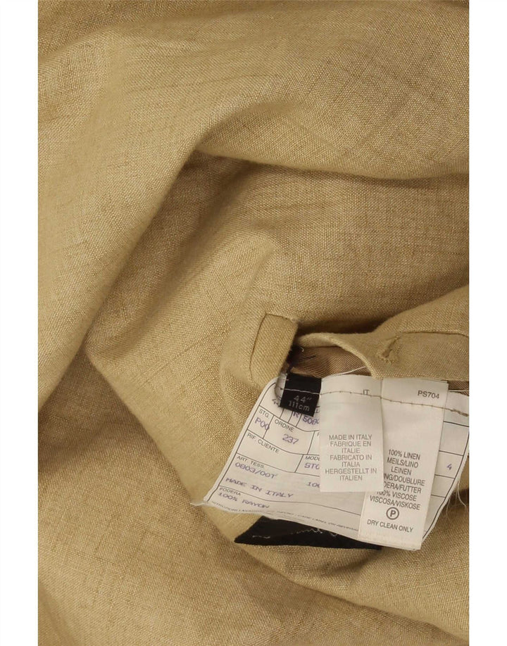 Paul Smith Ανδρικό Μπουφάν Blazer με 3 κουμπιά UK 44 2XL Μπεζ Λινό