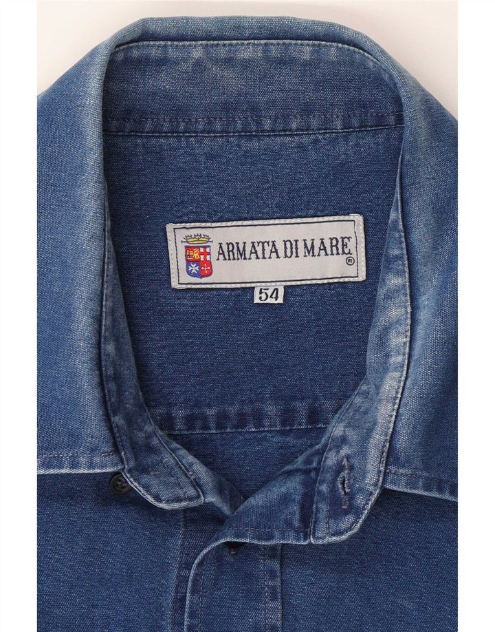 Ανδρικό τζιν πουκάμισο Armata Di Mare IT 54 XL Μπλε