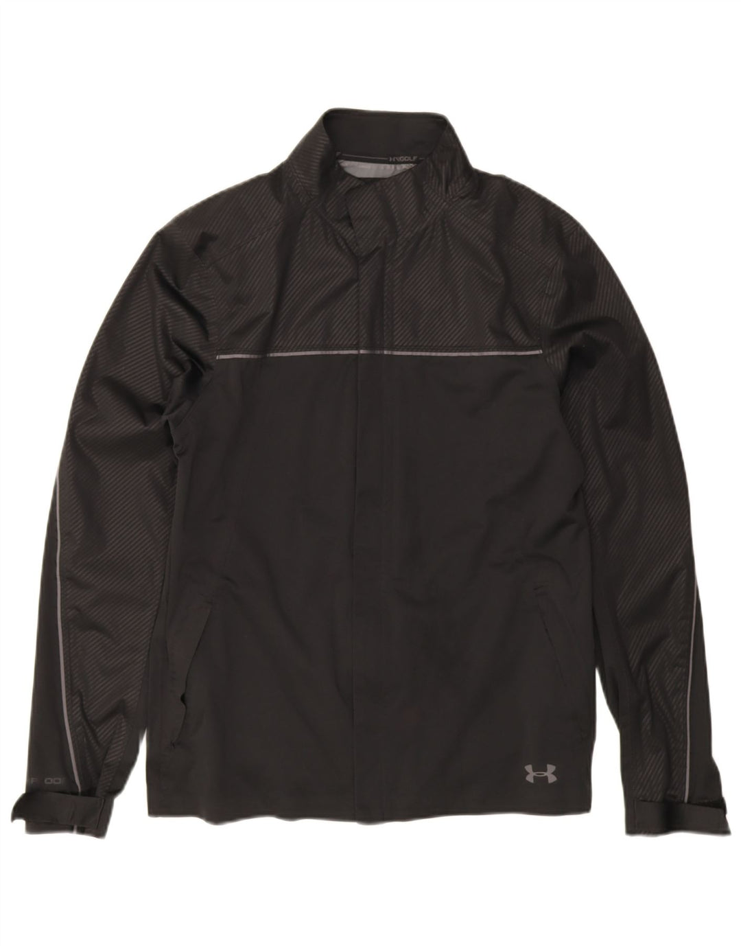 Ανδρική αθλητική φόρμα Under Armour Top Jacket Μικρό Μαύρο Ριγέ Πολυεστέρας