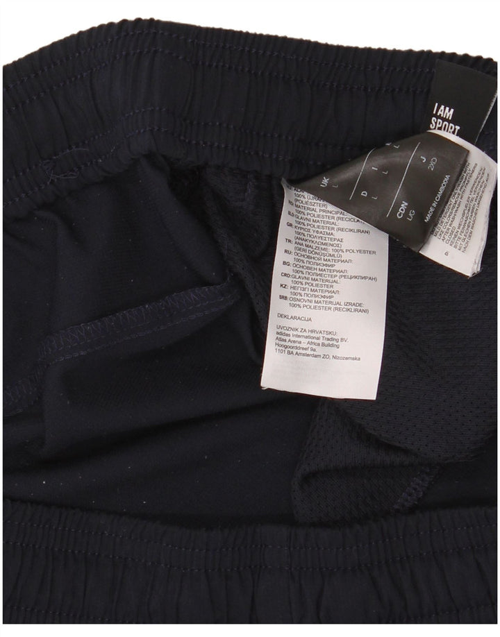 Ανδρική αθλητική φόρμα Adidas Παντελόνι μεγάλο μπλε ναυτικό πολυεστέρα