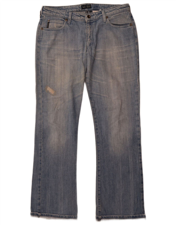 ARMANI Γυναικείο Bootcut Jeans W30 L31 Μπλε βαμβακερό