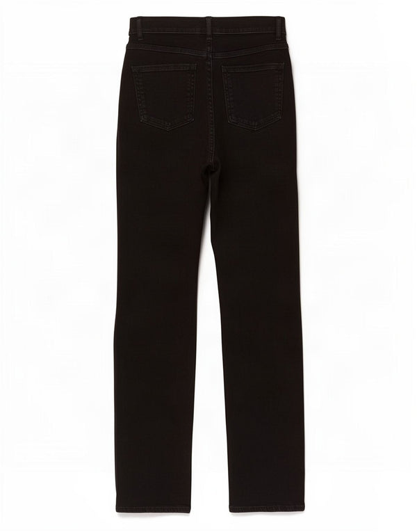 Marks & Spencer Γυναικεία ίσια τζιν UK 10 Small W28 L32 μαύρο βαμβακερό