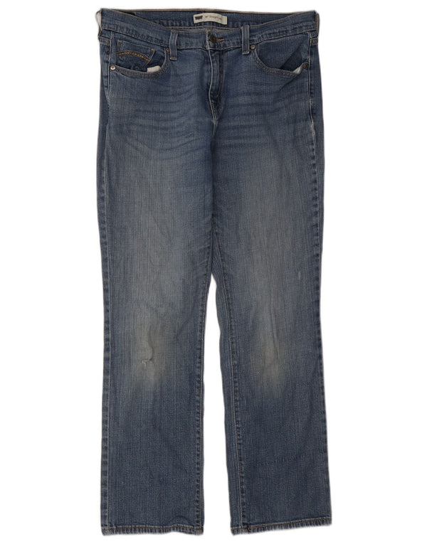 Levi's Womens 505 Straight Jeans US 10 Large W30 L29 Μπλε βαμβακερό