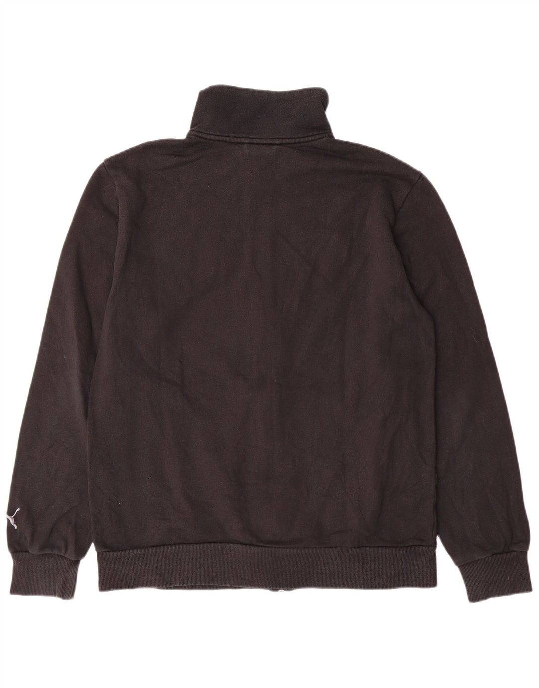 PUMA Mens Graphic Tracksuit Top Jacket Small Black