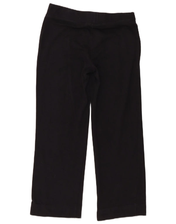 Marks & Spencer Γυναικεία φόρμα παντελόνια UK 14 Large Black Cotton