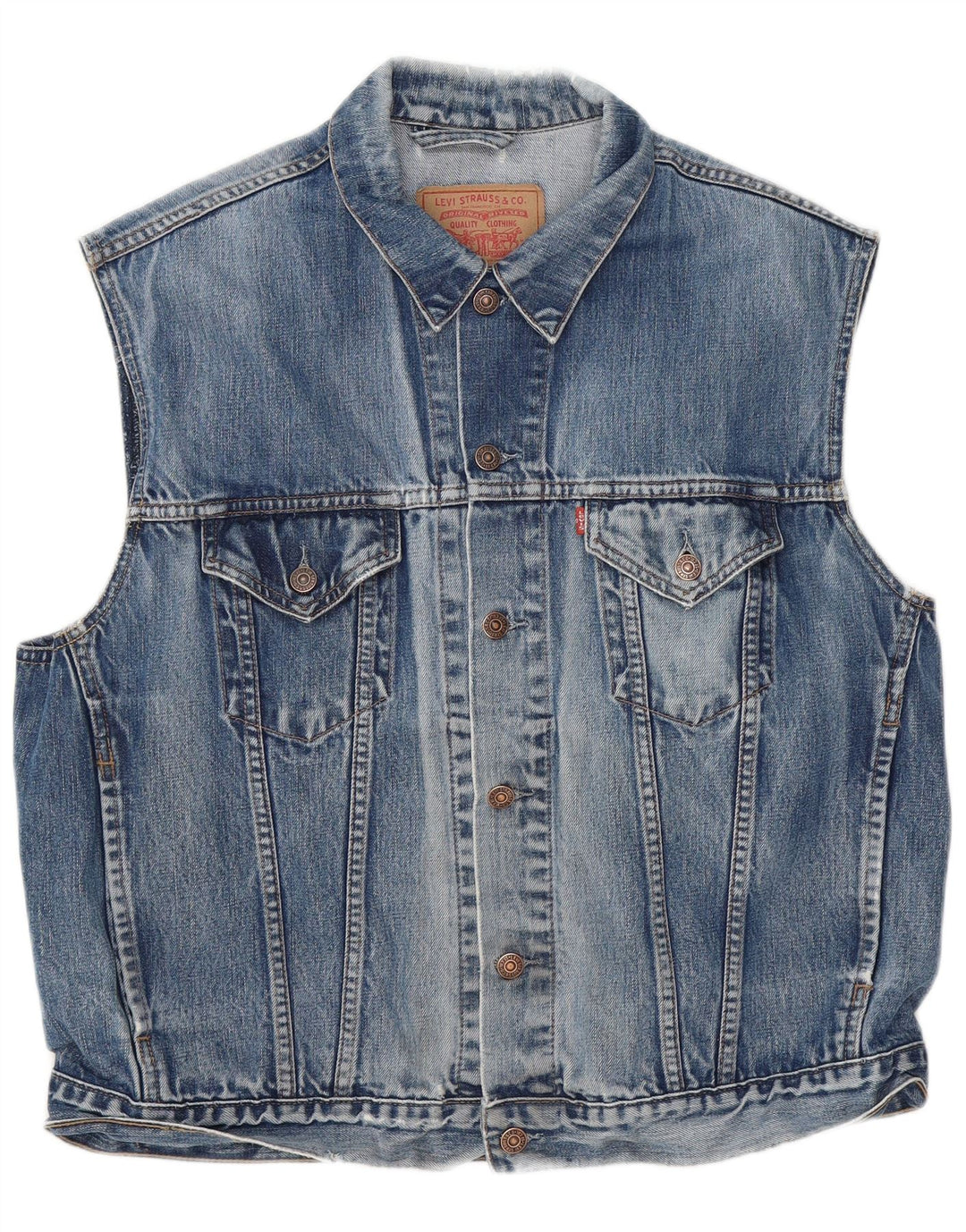 Ανδρικό τζιν Levi's Gilet UK 42 XL Blue