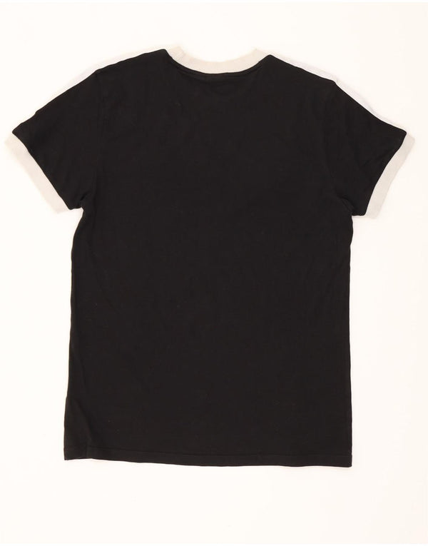Γυναικείο T-Shirt Adidas Loose Fit Top UK 8 Small Black