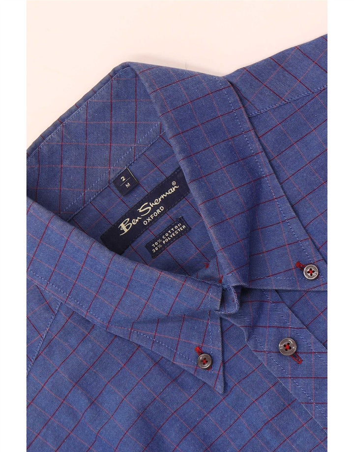 Ανδρικό πουκάμισο Ben Sherman, μεσαίο μπλε, βαμβακερό