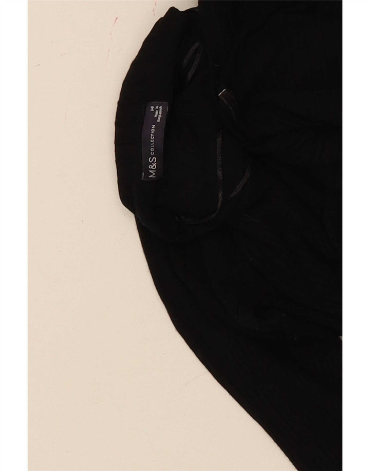 Marks & Spencer Γυναικείο Crop Μακρυμάνικο UK 14 Medium Black
