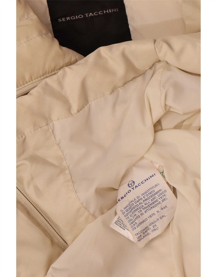 Sergio Tacchini Γυναικείο μπουφάν UK 18 XL Off White Polyamide