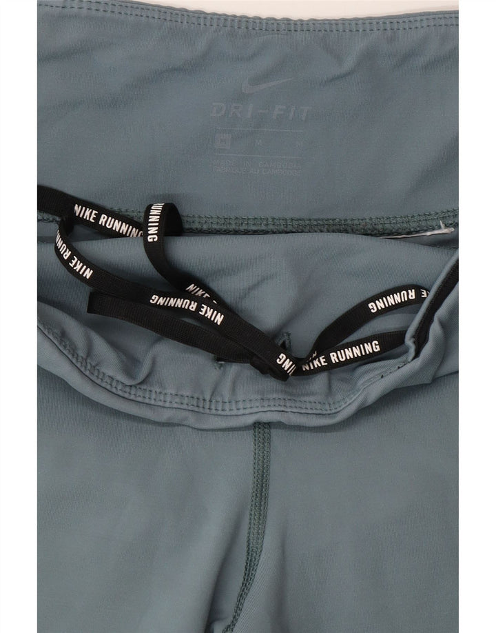 Γυναικείο κολάν Nike Dri Fit Capri UK 12 μεσαίο μπλε βαμβακερό
