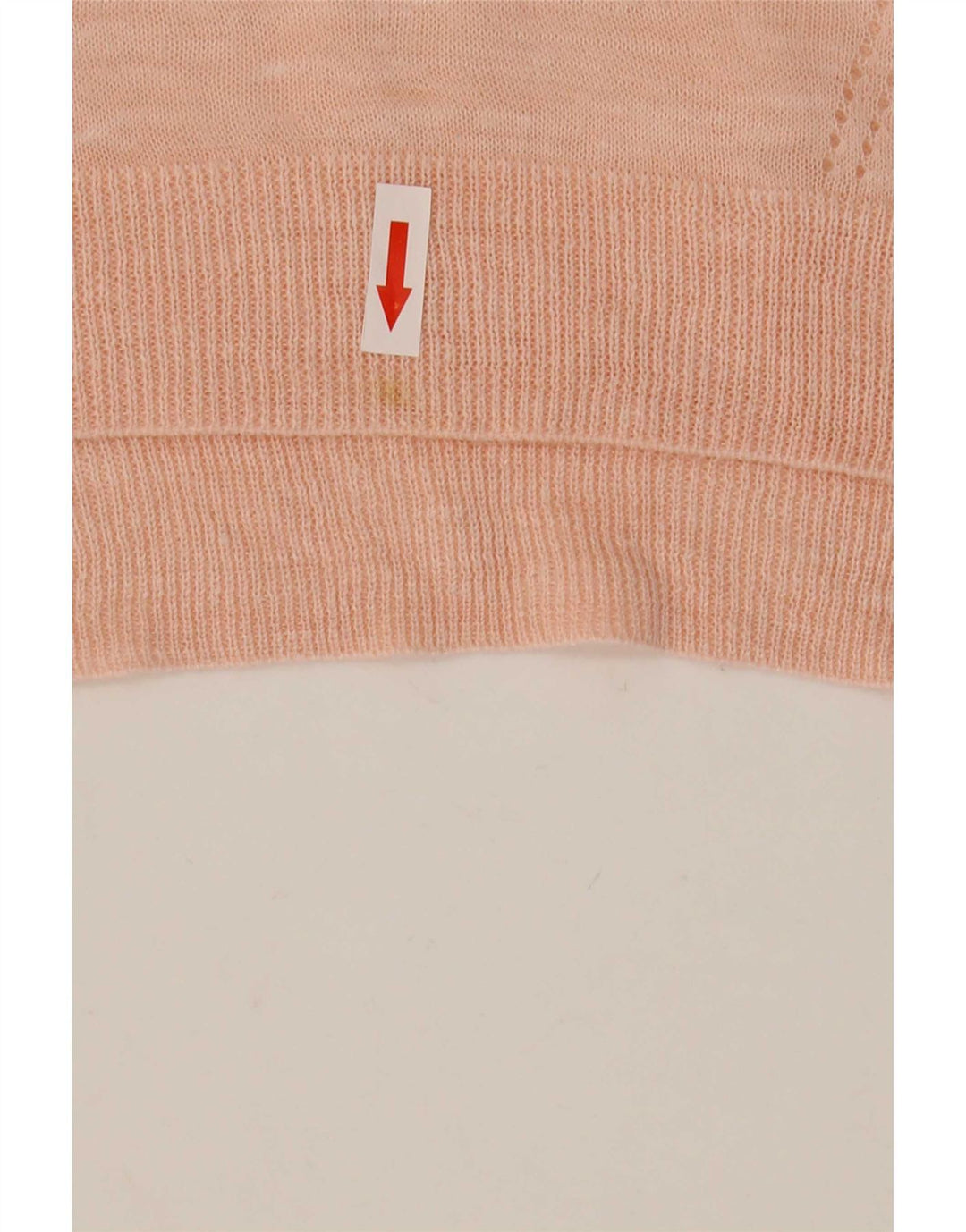 Marks & Spencer Γυναικείο πουλόβερ See Through V-Neck Jumper UK 14 Medium Pink