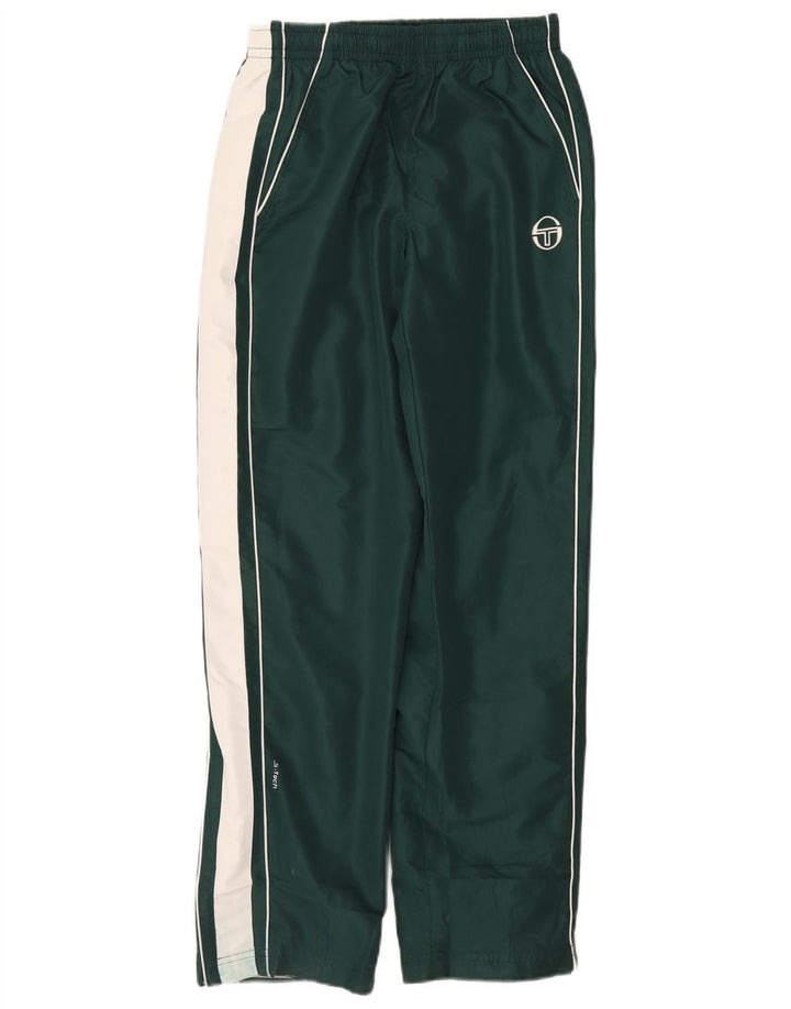Ανδρική αθλητική φόρμα Sergio Tacchini Παντελόνι Small Green Colourblock Polyester