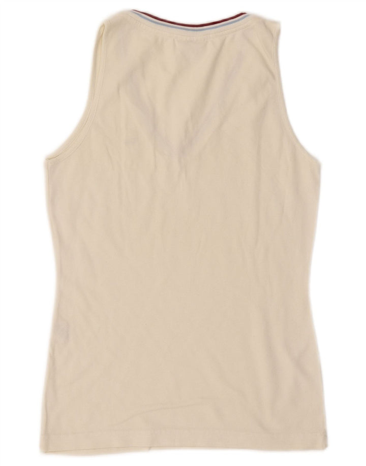 Γυναικείο Γιλέκο Lacoste Top Size 40 Βαμβακερό μεσαίο εκρού