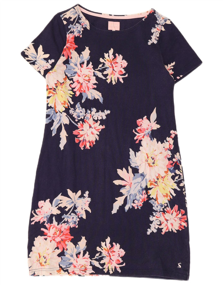 Γυναικείο φόρεμα με θήκη JOULES UK 12 Medium Navy Blue Floral Βαμβακερό