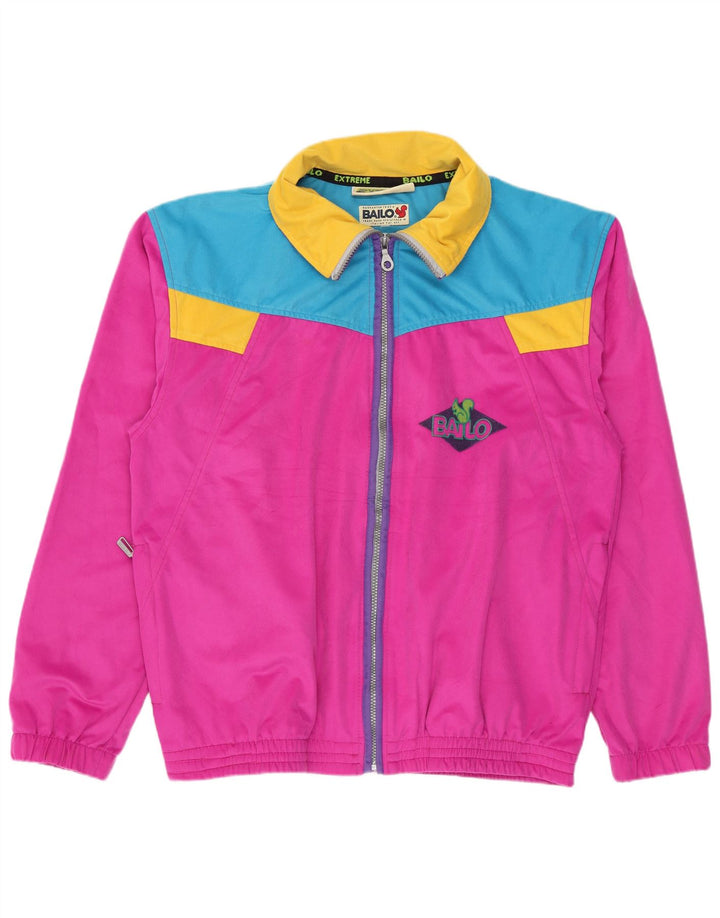Ανδρική βελούδινη αθλητική φόρμα Bailo Μπουφάν με μεσαίο ροζ χρώμα