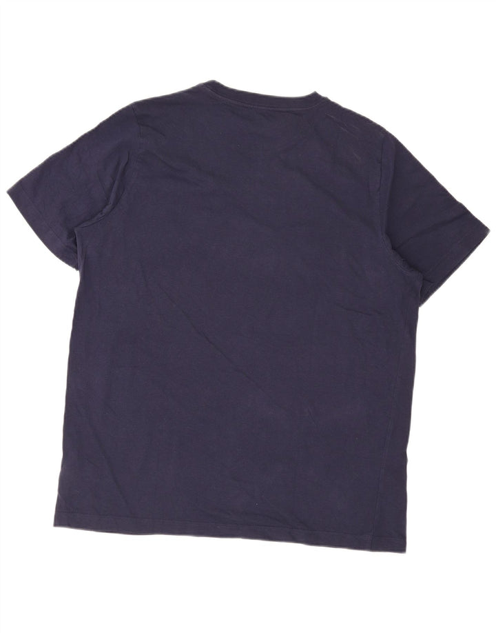 Ανδρικό γραφικό T-Shirt Puma Top Large Navy Blue από βαμβάκι